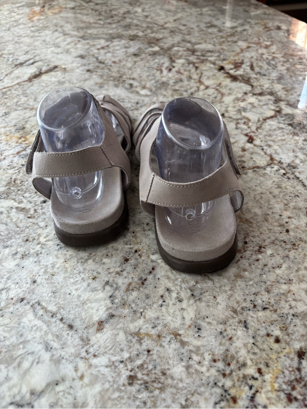 Vionic Strappy Comfort Sandals - Taupe - Picture 3 of 6